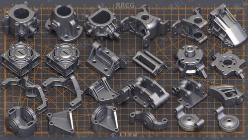 400組科幻硬表面機(jī)械零件3D模型合集 設(shè)計(jì)靈感與雕刻細(xì)節(jié)指南